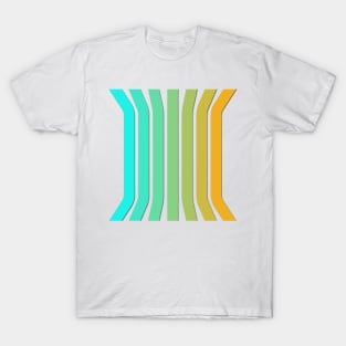 Abstract background with lines T-Shirt